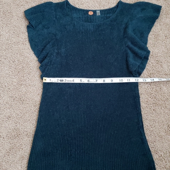 Free People ruffle sleeve top - Picture 6 of 8